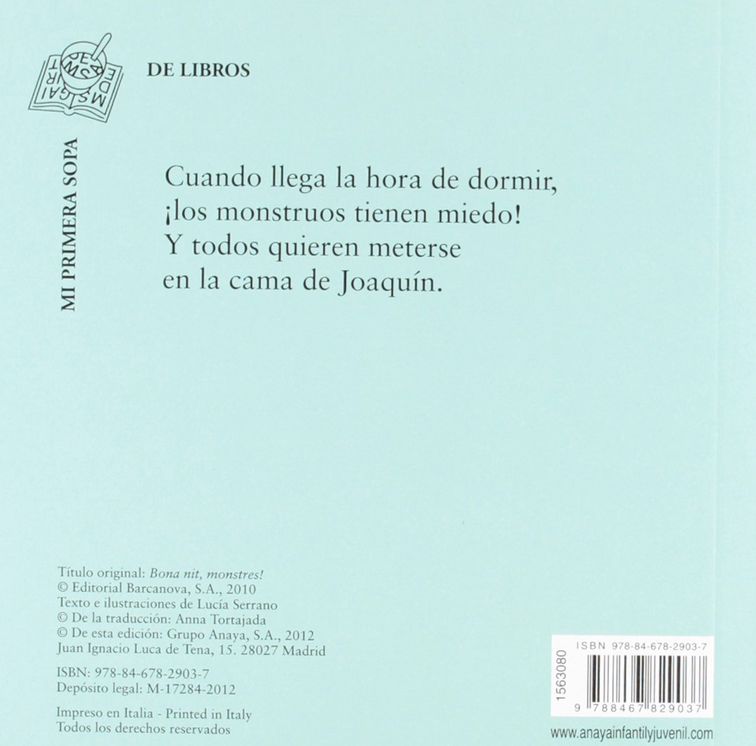 ¡Buenas noches, monstruos! (Primeros Lectores (1-5 Años) - Mi Primera Sopa De Libros)