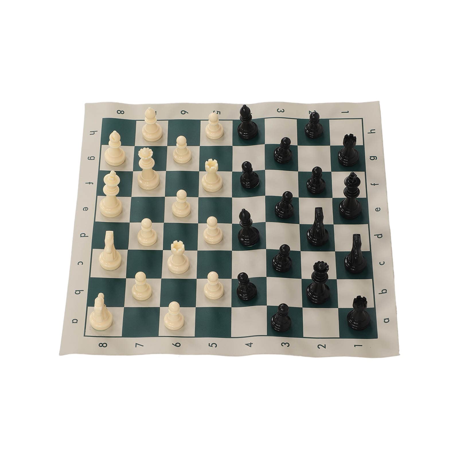 Set di scacchi per il tempo libero 3 in 1 Gioco di scacchi in plastica Dama Gioco da tavolo per bambini Adulti