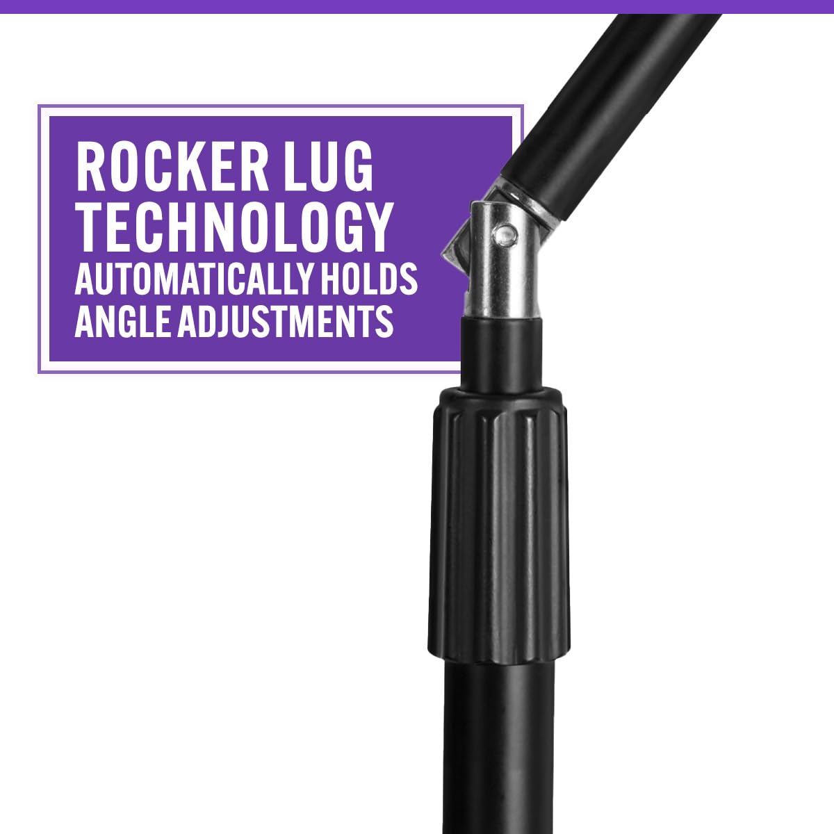 On-Stage DS8200 Adjustable Desktop Microphone Stand with Rocker Lug