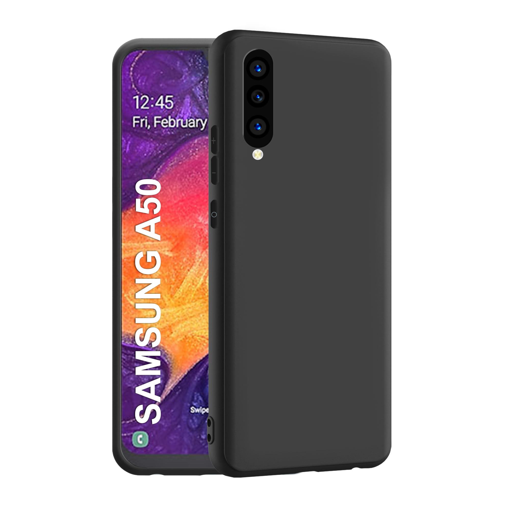 CEDO Samsung Galaxy A50 / A50s / A30s Back Cover | Camera Bump Protection & Ultra Slim | Matte Soft Silicon Shock Proof Rubberised Back Case Cover (Black) (B082G8T9JV) Amazon Price History, Amazon Price Tracker