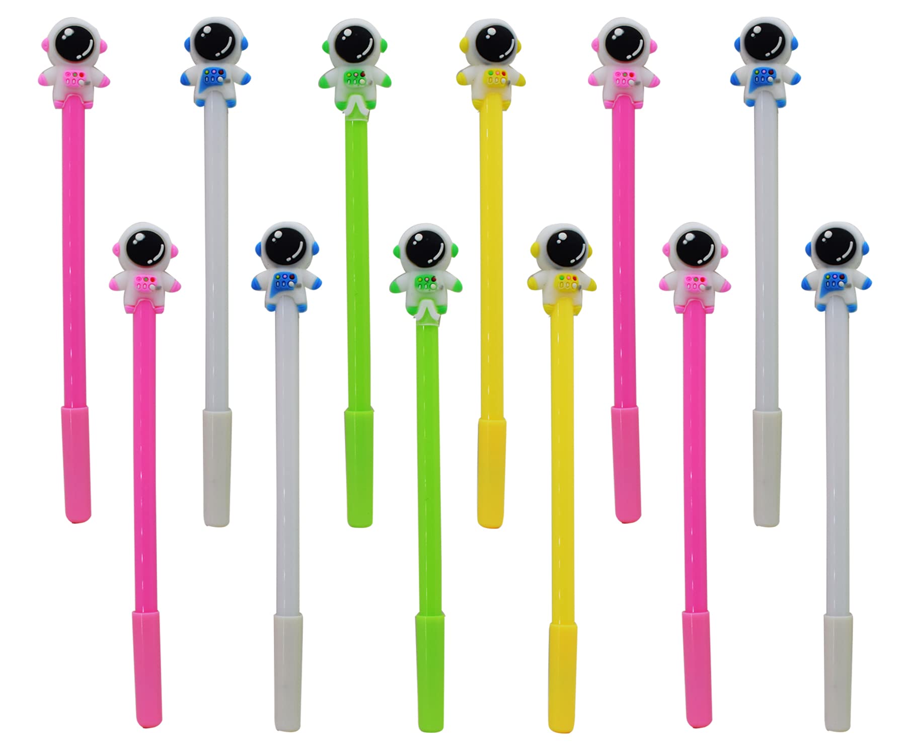 Sponsored Ad - Asera Space Theme Pen Fancy Pen Gel Pen For Kids Birthday Return Gifts Party Favours Favors Take Away Gifts (Set Of 12Pcs),Blue