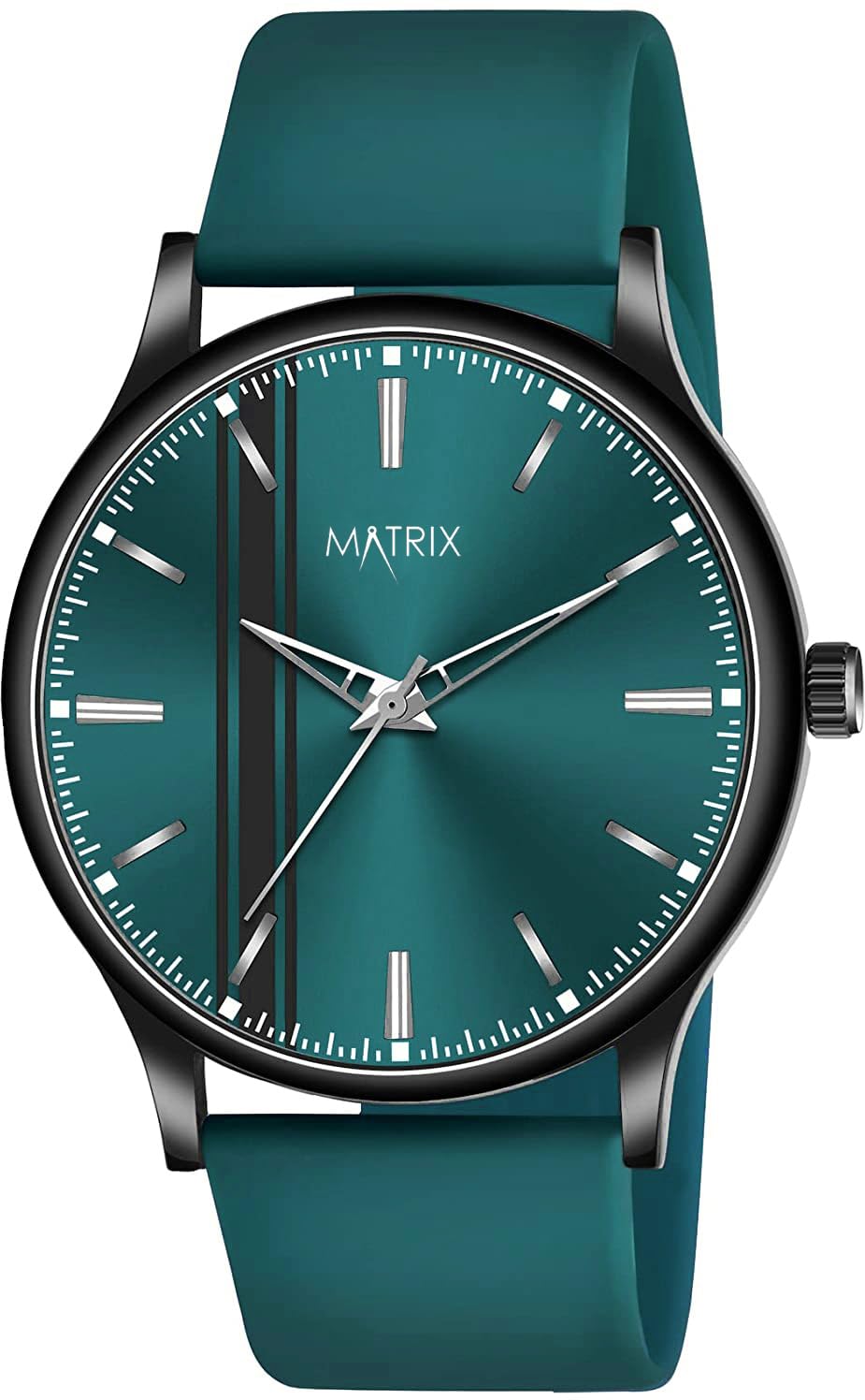 Matrix Minimalist Dial with Softest Silicone Strap Analog Wrist Watch for Men & Boys (Teal) (B0D7HVY8C8) Amazon Price History, Amazon Price Tracker