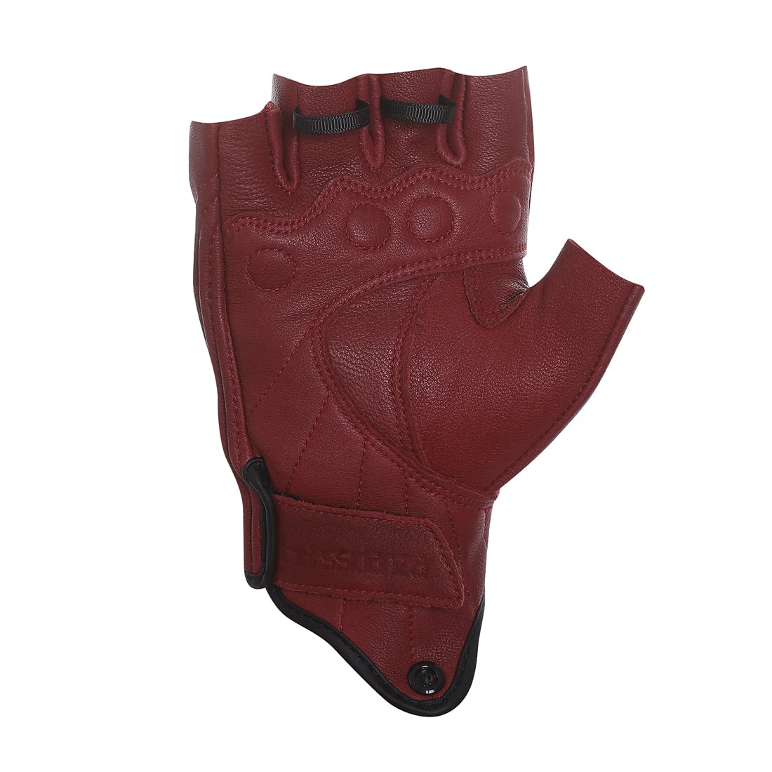 Harssidanzar Guanti da moto touchscreen da uomo in pelle di capra GM037EU