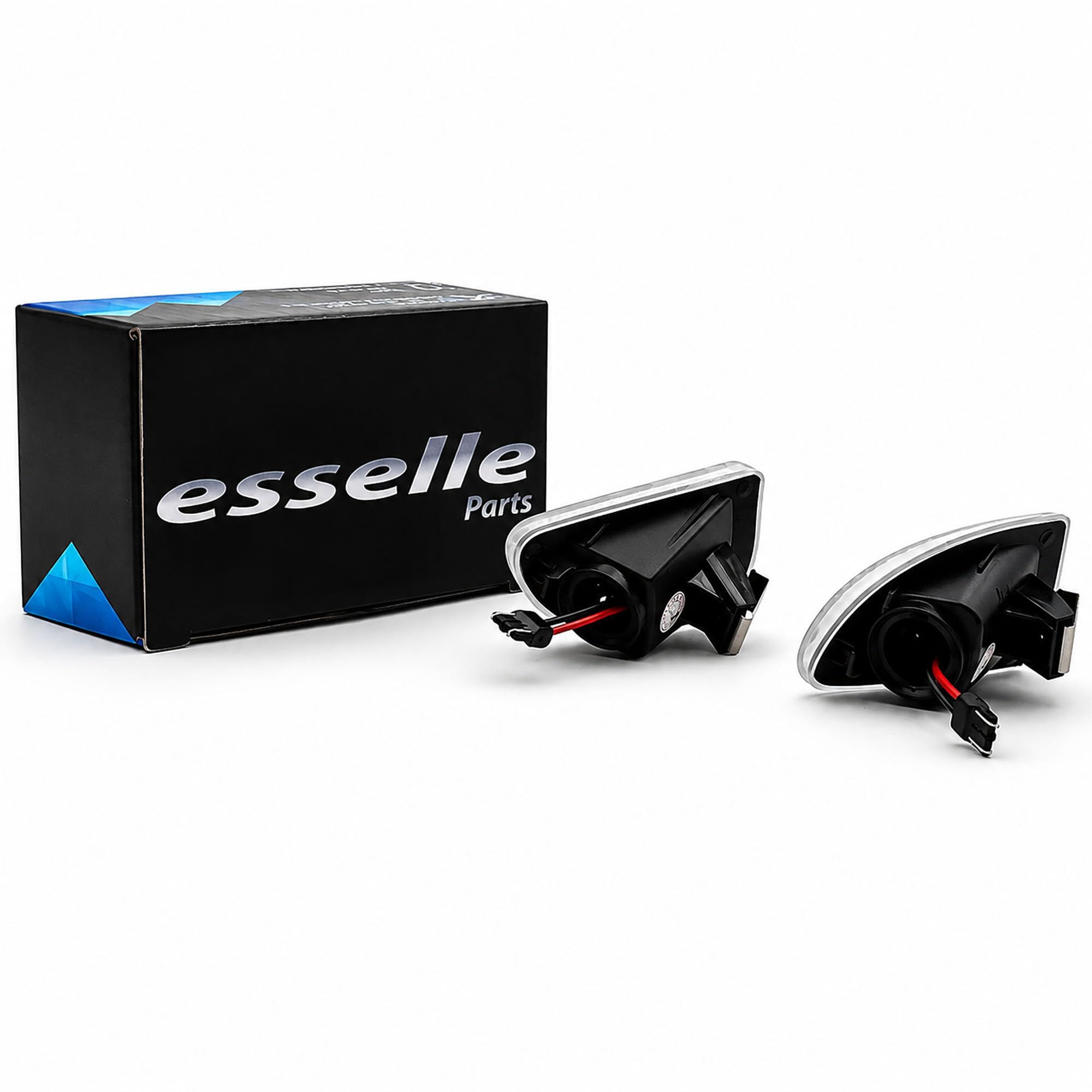 Coppia Frecce Laterali Trasparenti Progressive Dinamiche a LED per Smart Fortwo 451, Plug and Play Canbus Nessun Errore