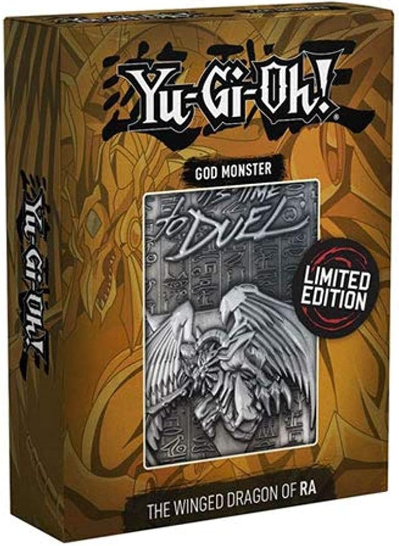 Yu-Gi-Oh YGO14-W Limited Edition Metal God Card Winged Dragon of Ra