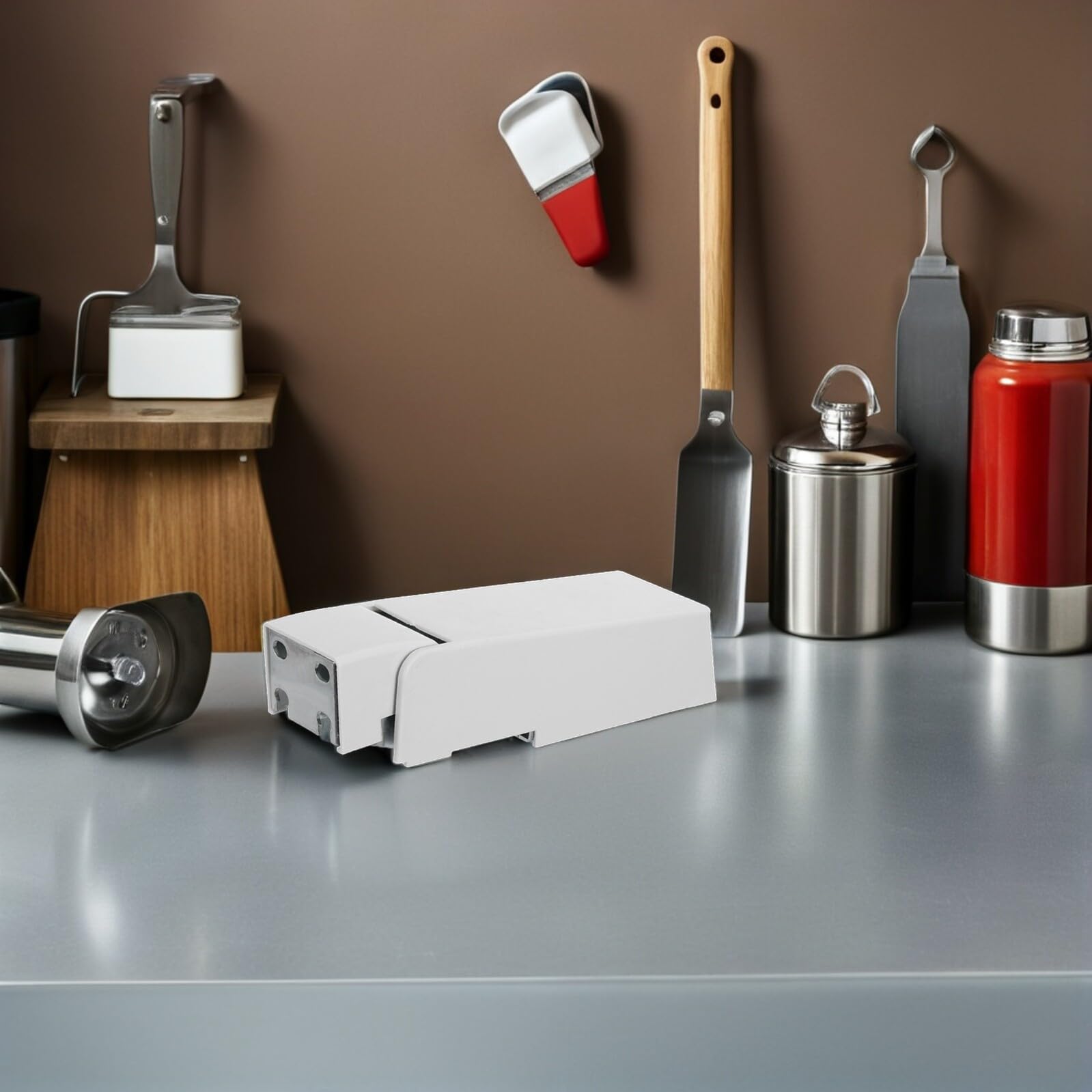 MAGICLULU 2 Stück Federscharnier der Gefrierschranktür aus Metall mit Optimierter Unterstützung und Einfacher Installation für Gefrierschrankersatz und Gewerbliche Küchen