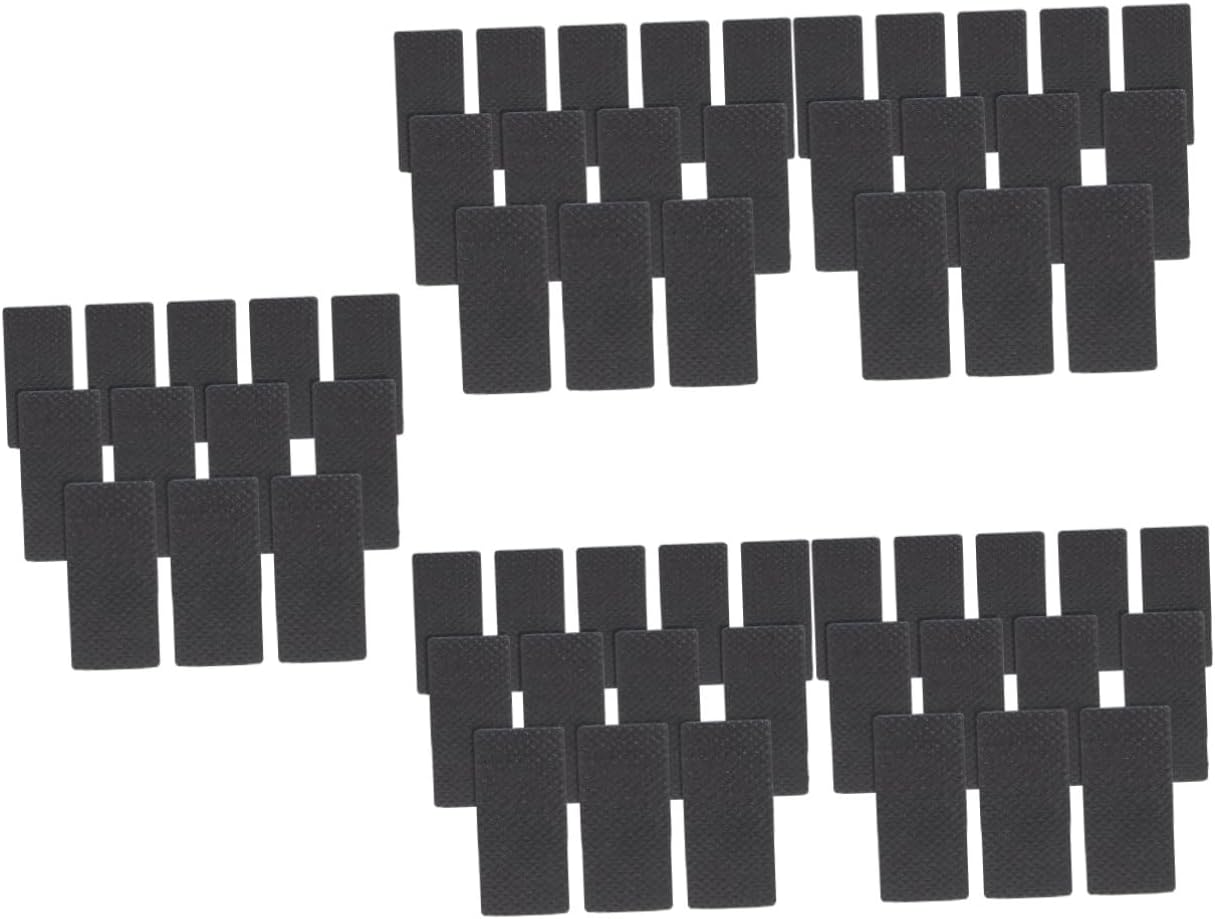 jojofuny 100pcs -Skid Furniture Pads for Chair Legs Noise Reduction Floor Protectors Self-Adhesive Furniture Feet for Tables Desks Stools Cabinets