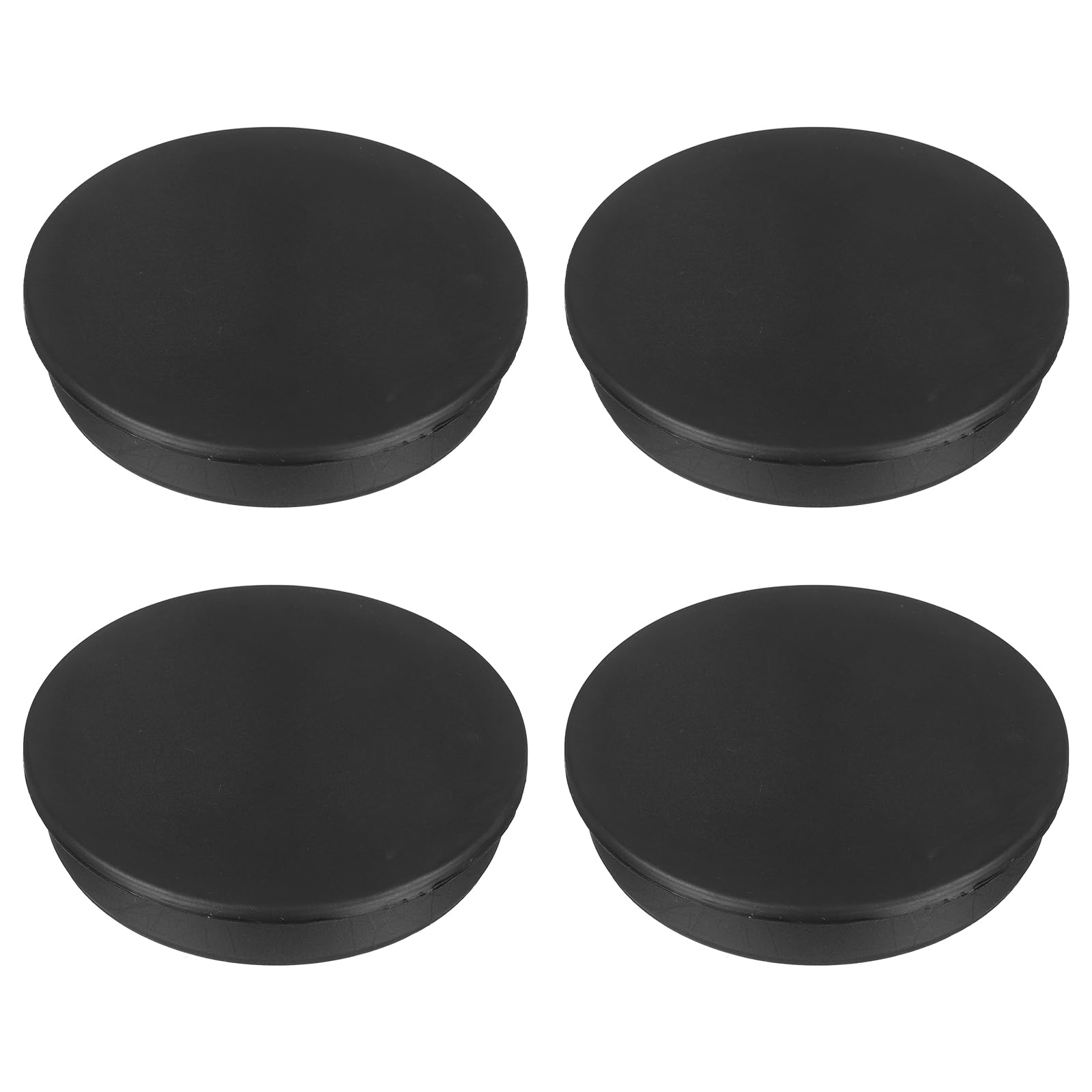sourcing map 4pcs T-Shaped Silicone Plugs 83.6mm 3-9/32 Inch Dia Snap in Plug Hole Seal Cover Round Rubber Stopper for 82-83.6mm Holes Kitchen Rubber Bulkheads Waterproof Sealing, Black — image 1