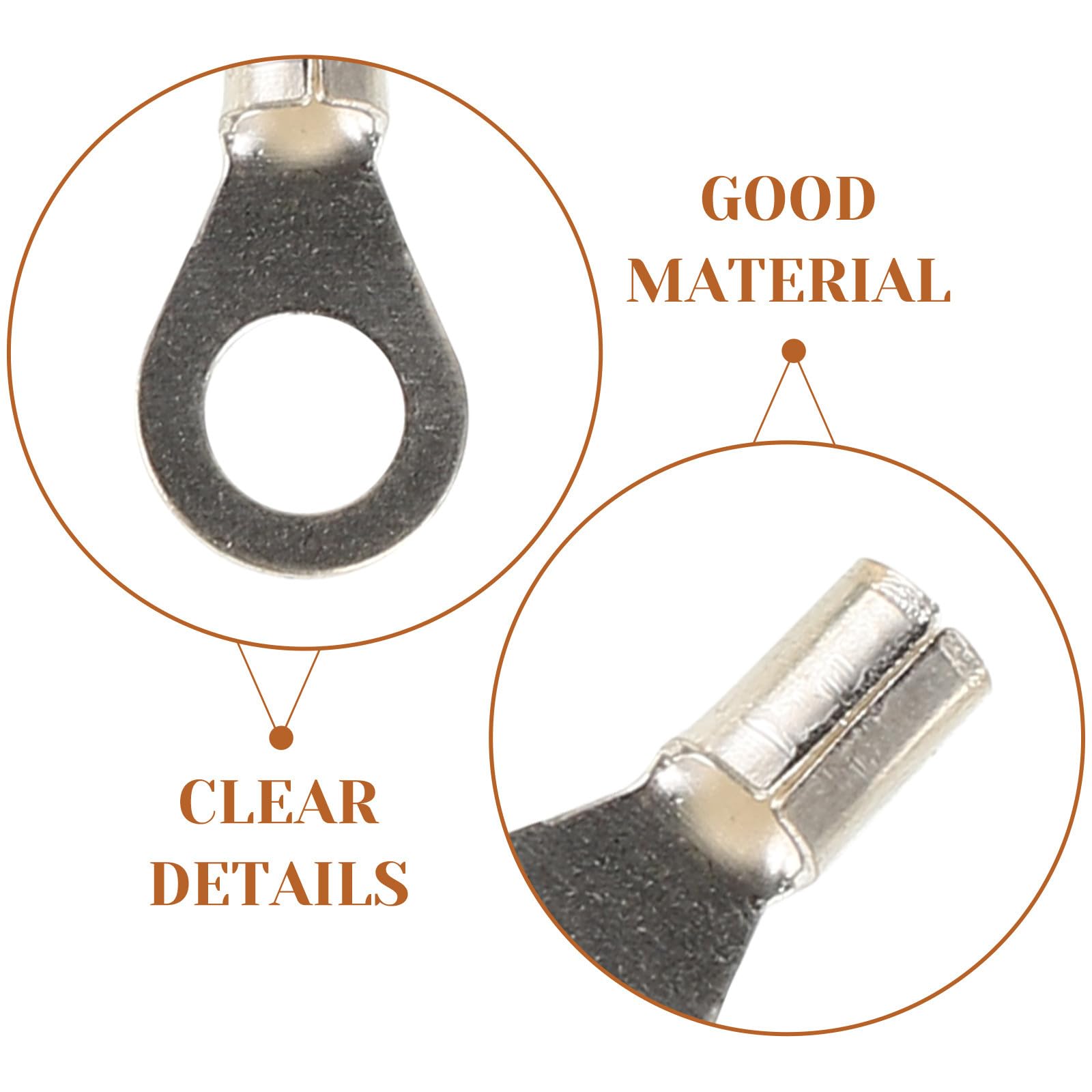 Accessori per Macchina Sigillante 12 Pezzi Fibbie Riscaldanti in Ferro 0,8 Mm per Uso Personale e Professionale Durata e Sigillatura Sicura