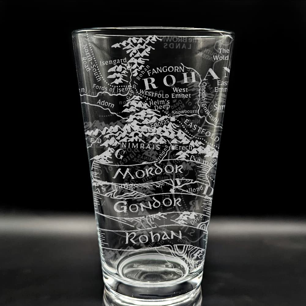 lotr pint glasses