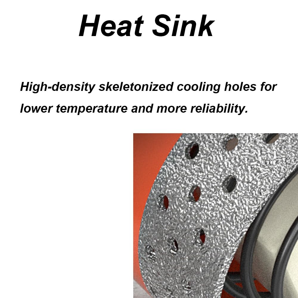 TopHomer Diamond Core Drill Bits, Hole Saw Tile Cutter - Hex Shank, Built-in Spring and Sponge Compatible with Hand and Table Drill Suit for Stone, Concrete, Glass(10 Sizes)