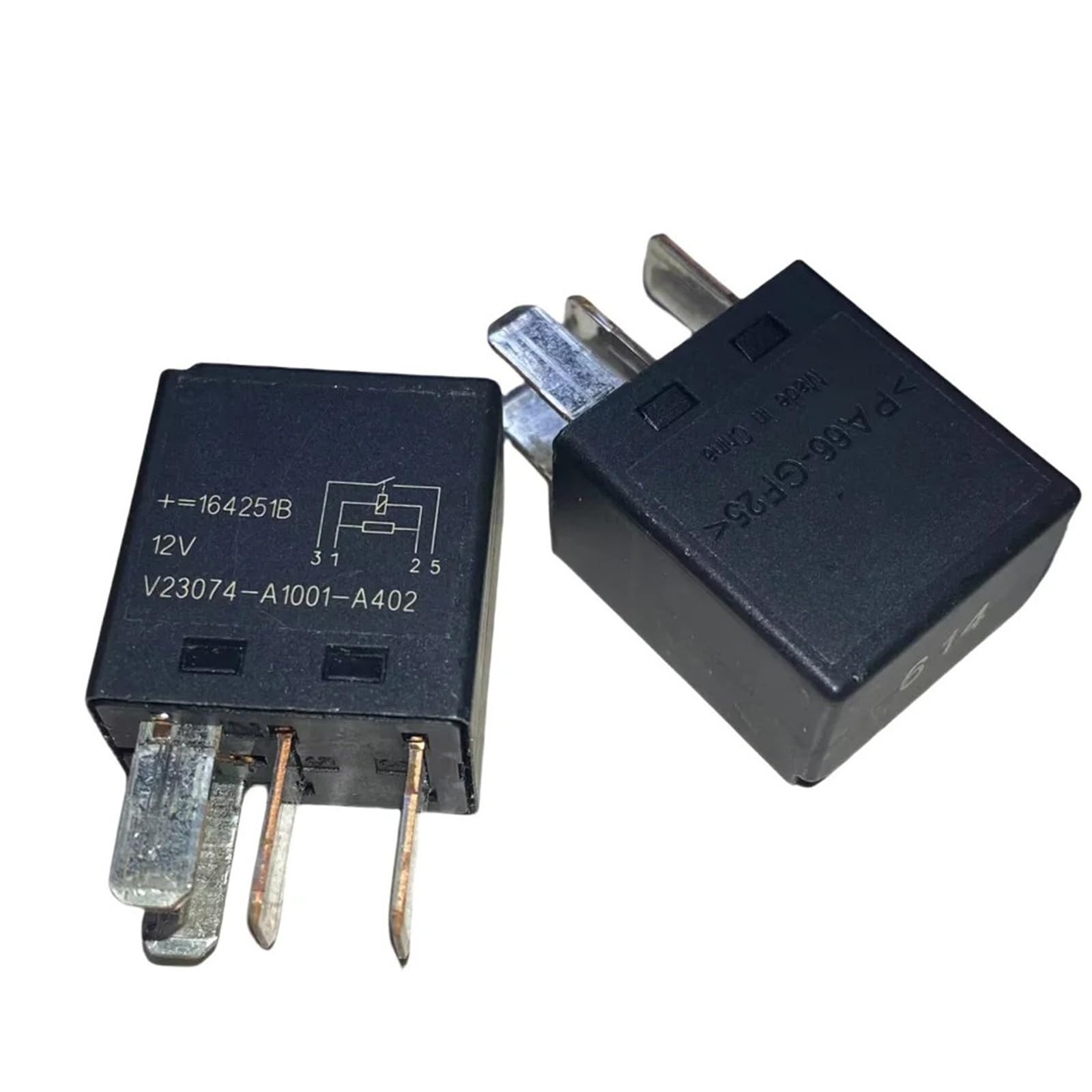 Relais 12 V 4 Broches résout les pannes de démarrage électrique PA66-GF25 V23074-A1001-A402