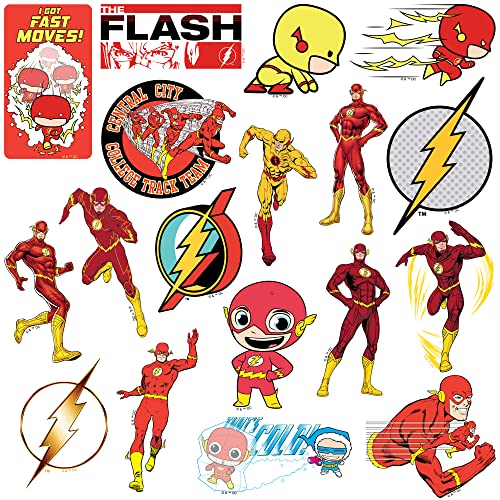 Image of The Flash 100 Vinyl Stickers Waterproof Die-Cut Decals Laptop Water Bottle