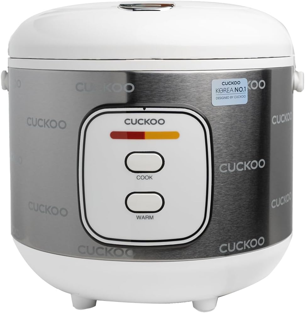 CUCKOO Electric Rice Cooker | 10 Cups 1.2 Kg Uncooked Rice Capacity Serves 2-10 People | 700 Watt | Nonstick Pot | 8 Hour Keep Warm Function | 1 Year Warranty (Rice Cooker (2-10 People))