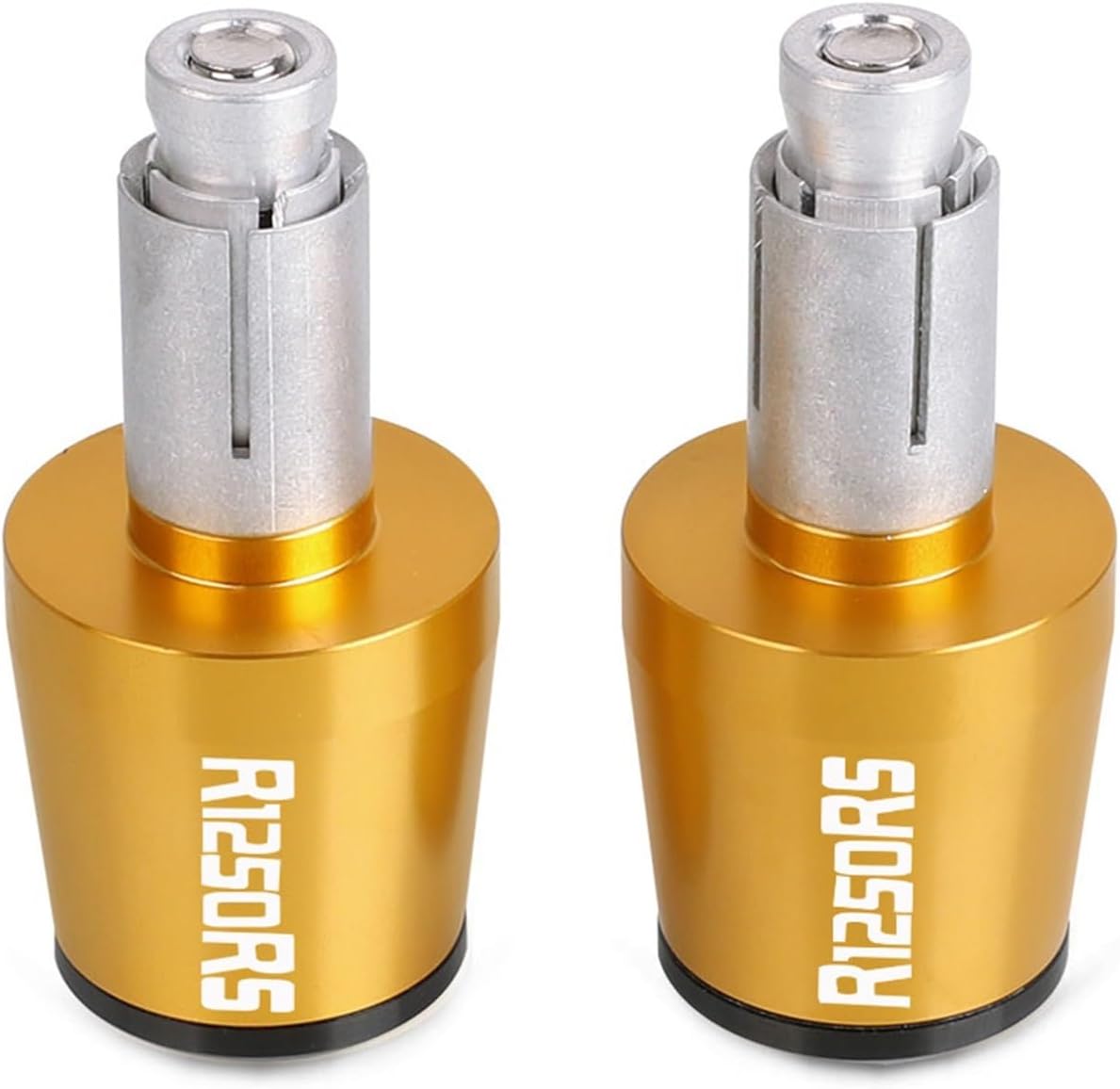 Motorcycle for BMW R1250RS R1250 RS 2019 2020 2021 2022 2023 Motorcycle Handle Bar Ends 22MM Handlebar Grips Cap Anti Vibration Silder Plug (Color : Gold)