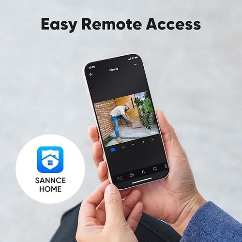 Miniatura 7 de SANNCE Sistema de cámara de seguridad DVR de 8 canales 1080P y 4x2.0MP para interiores y exteriores, IP66, cámaras CCTV resistentes a la intemperie