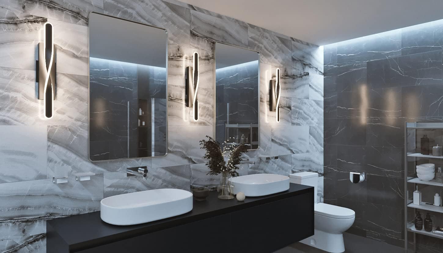 AFX Lighting Twist 36" LED Vanity - Black