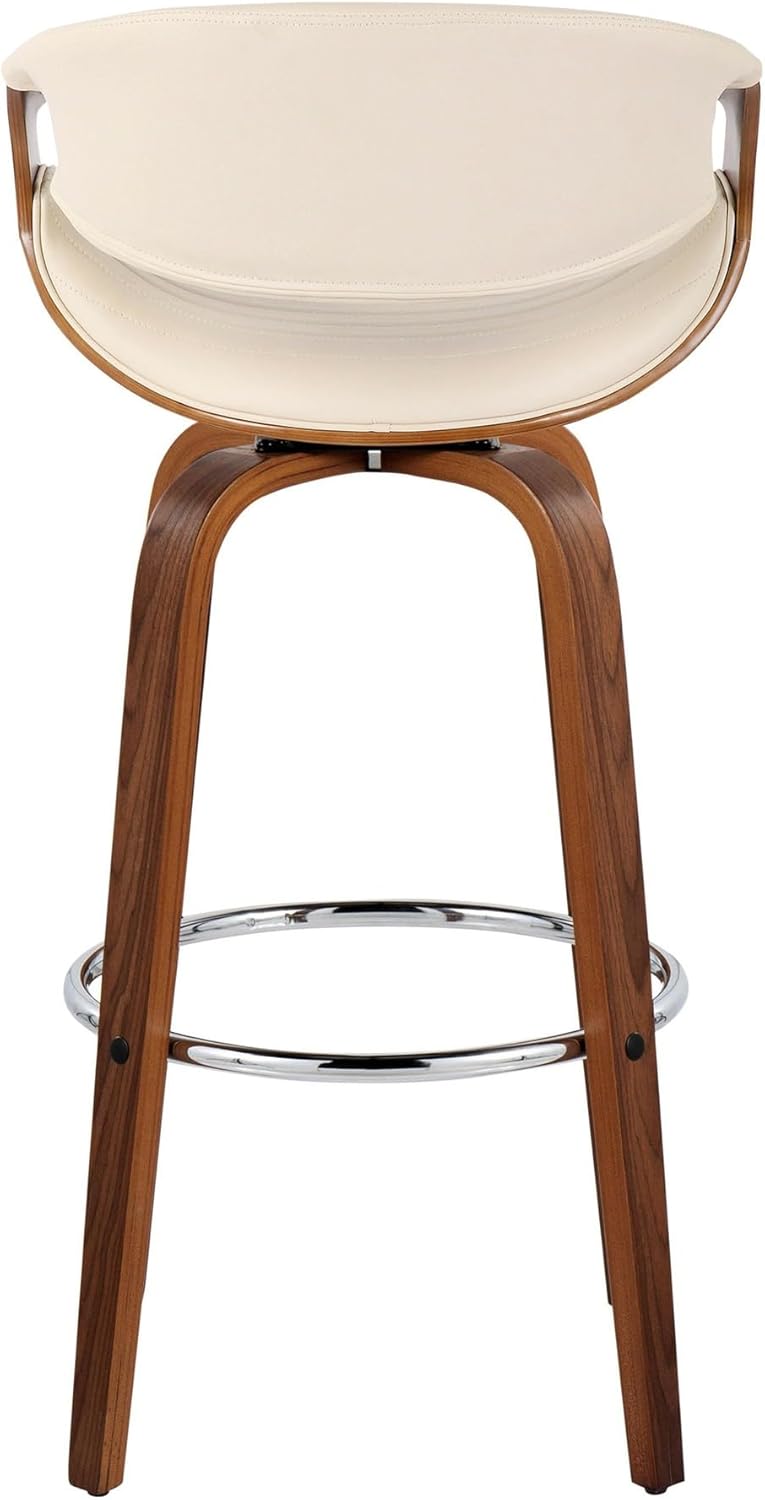LumiSource Symphony 30" Fixed-Height Bar Stool, Bar Chairs, Swivel Bar Stools, Bar Stools Set of 2