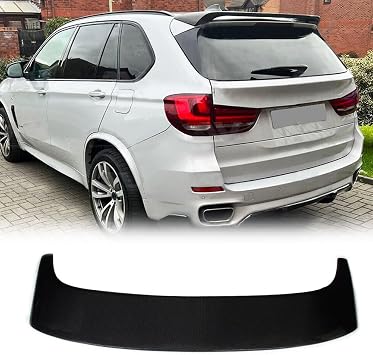 Matte Black Rear Spoiler fits for BMW X5 F15 X5M 2014-2018 Fiberglass Roof Window Top Wing Lip Factory Outlet