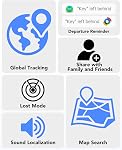 2026 Smart Tracker Tags Item Locator for Android & iOS Bluetooth Tracker Smart Tags Compatible with Apple Find My (iOS) & Google's Find Hub(Android) for Keys, Luggage, Wallet, Vehicles 4 Pack Black