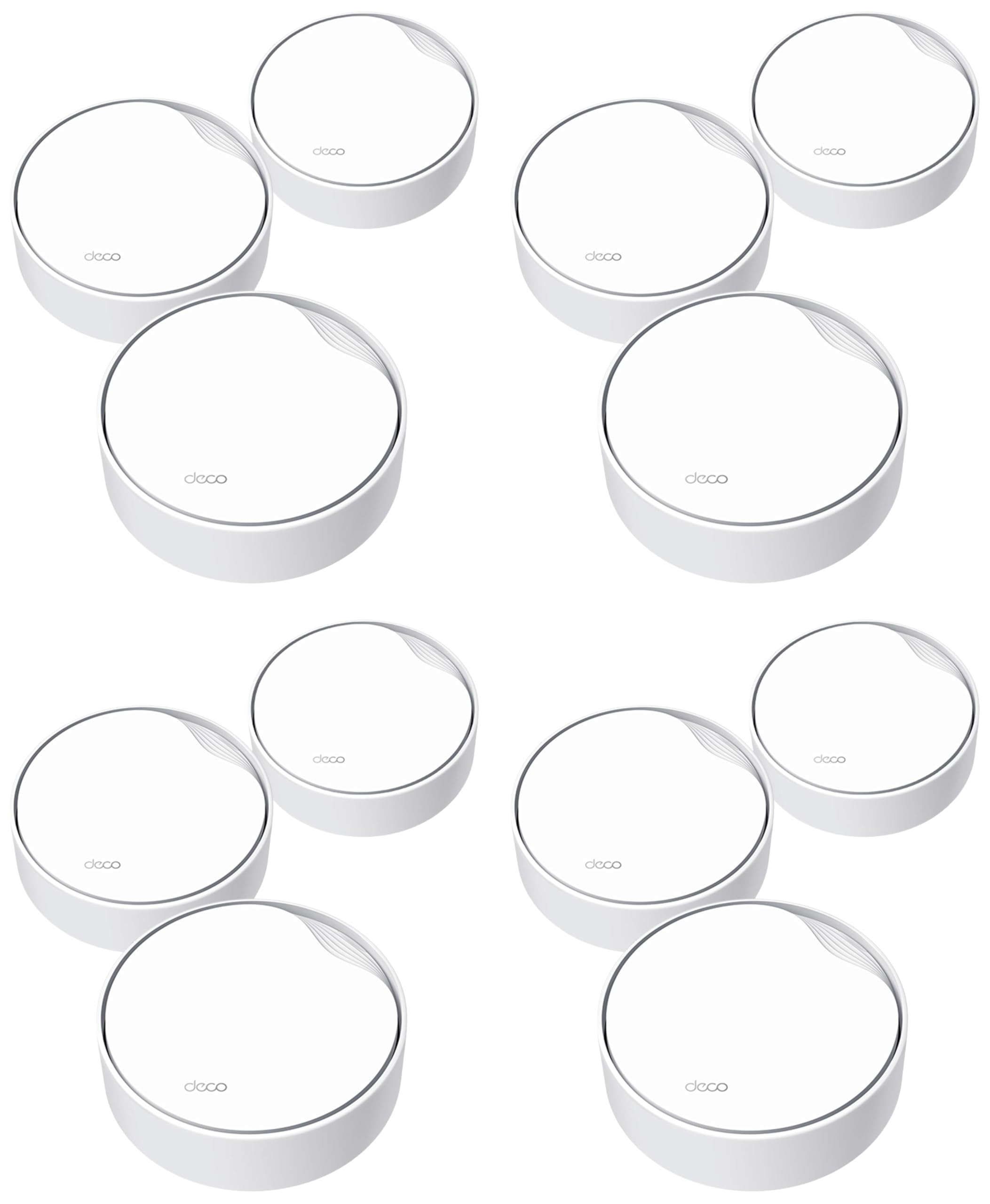 TP-Link Deco X50 AX3000 Mesh WiFi System – Ceiling/Wall-Mountable WiFi 6 Mesh, Replaces Router/Access Point/Extender, Powered, Dual 2.5G Ports (Pack of 12)