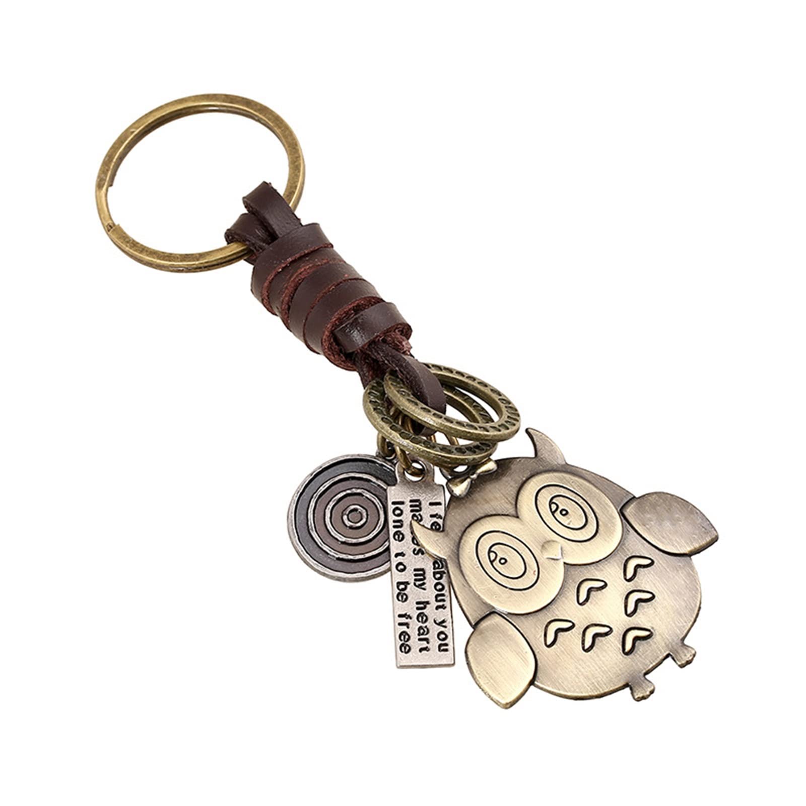 クロック Amazon.co.jp: レザーキーホルダー パンクロック ヴィンテージ