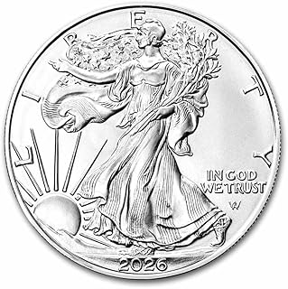 2026 - American Silver Eagle 1 oz Bullion Coin with Certificate of Authenticity $1 Seller Uncirculated