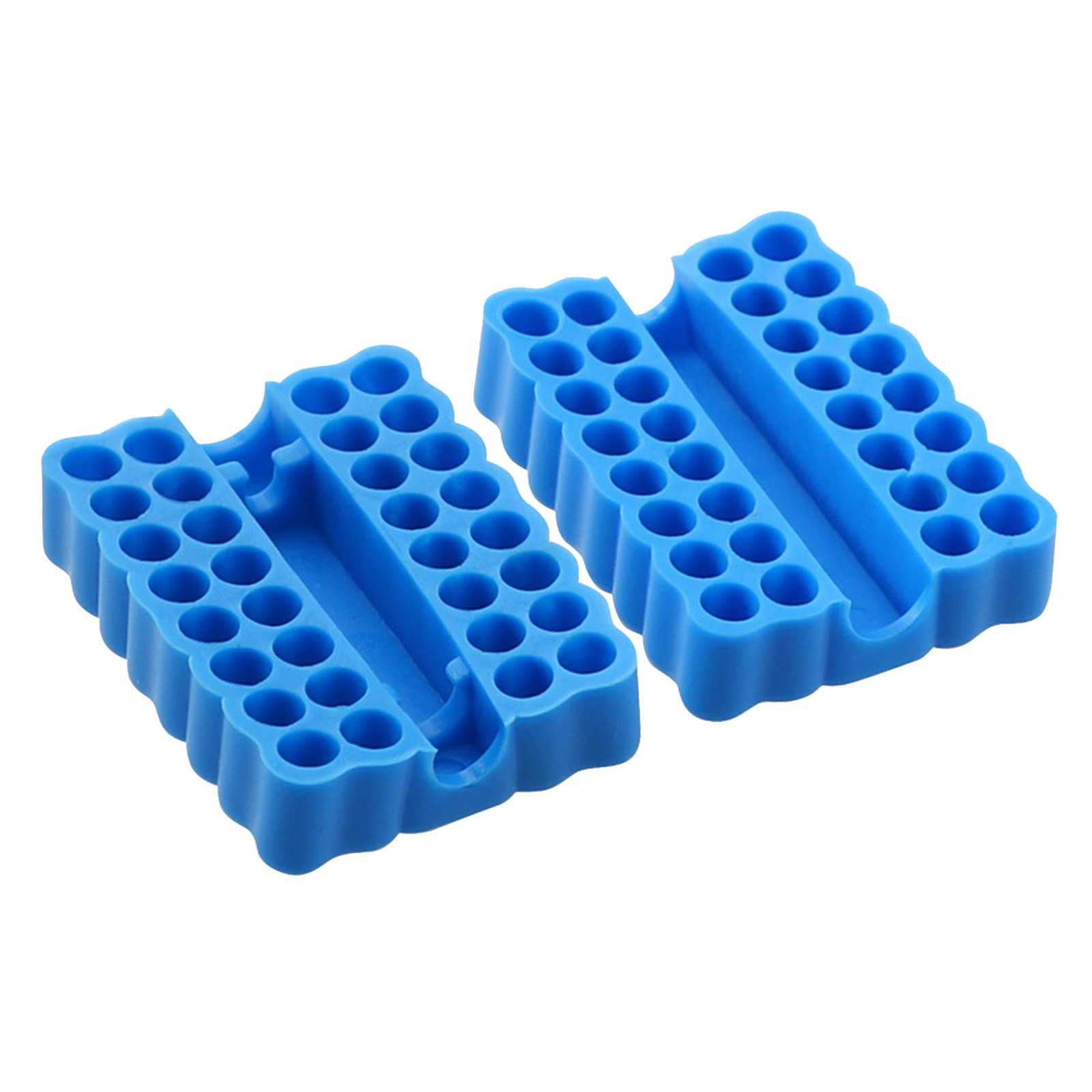 Msioytog Bit Holder Rack 32 Hole Storage Screwdriver Organizer Toolbox Organizer Workshop Screwdriver Bits Holder Set