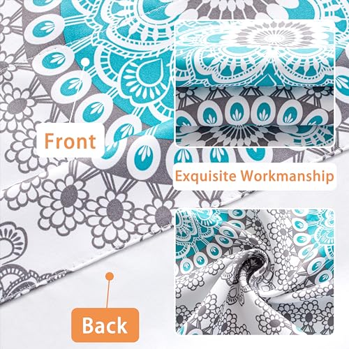 Driftaway 43213-6263 Curtains For Bedroom Boho Bella Medallion Pattern Room Darkening Window Curtain Valance Short Curtain thumb #4