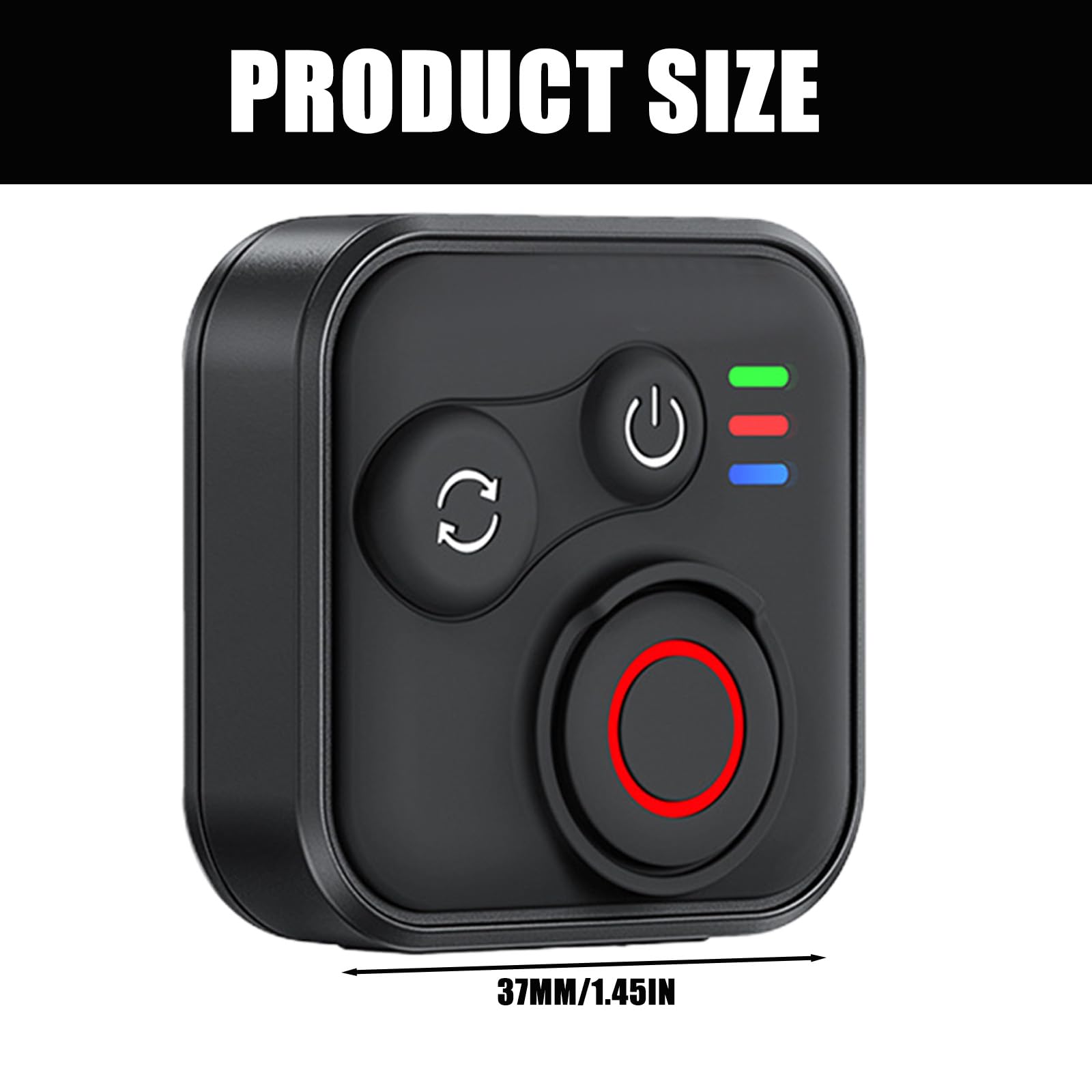 Télécommande Bluetooth pour Insta360 X5/X4/X3/Ace Pro 2/Ace Pro/GO3S/GO3/Hero 13/12/11, portée 50 m BT5.1 Type-C