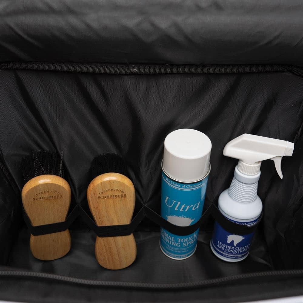 Dura-Tech EZ Store Bag | Horse Gear Essential | Ample Storage for Equestrian Supplies | Easy-Clean Material | Color Black