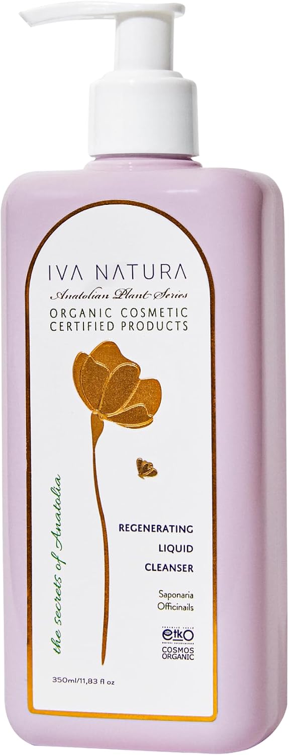 iva natura Organik Yenileyici Likit Yüz Temizleyici Sabun Otu Özlü 350 ML