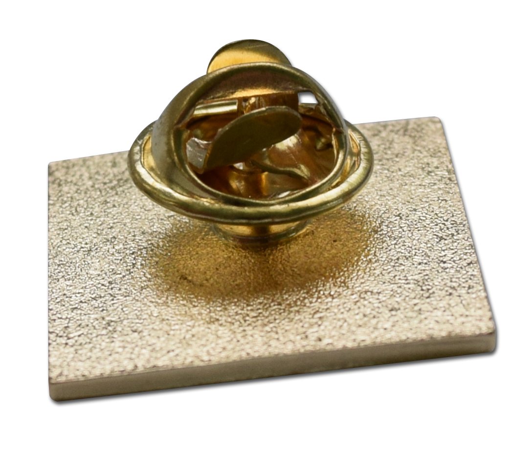 Large Realtor® Logo Branded Lapel Pin with Military Clutch Pin Back (Gold)