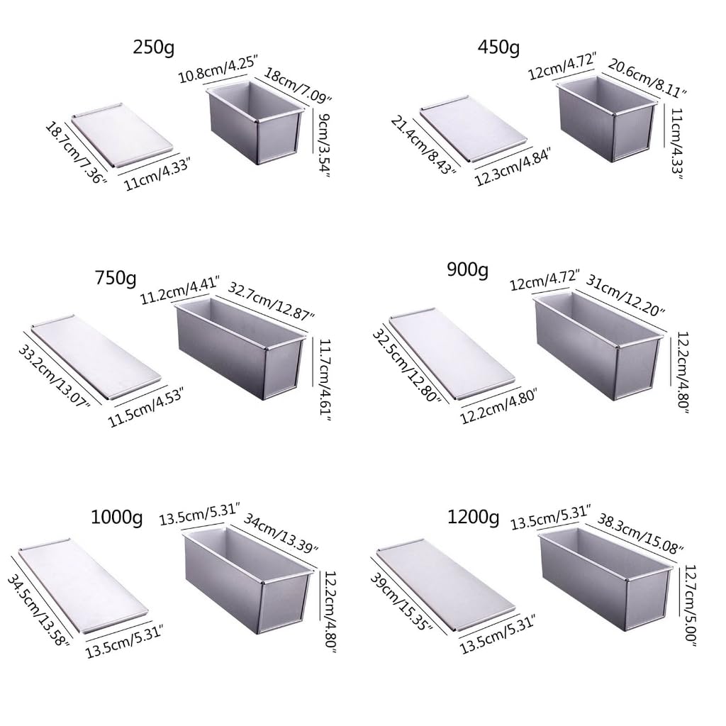 Forma do pieczenia chleba ze stopu aluminium klasy spożywczej formy do tostów formy do chleba forma do ciasta