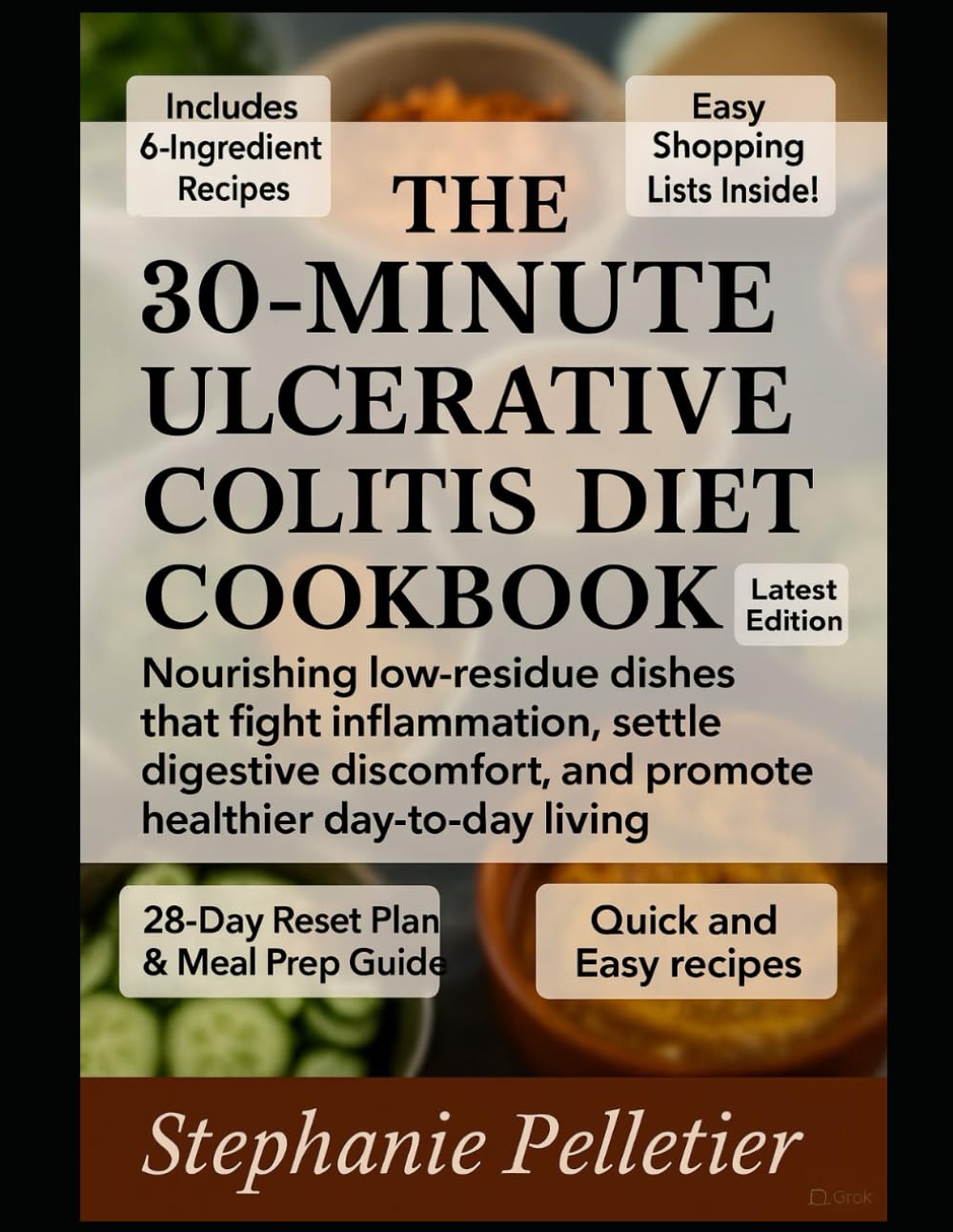 The 30-Minute Ulcerative Colitis Diet Cookbook: Nourishing low-residue dishes that fight inflammation, settle digestive discomfort, and promote healthier day-to-day living