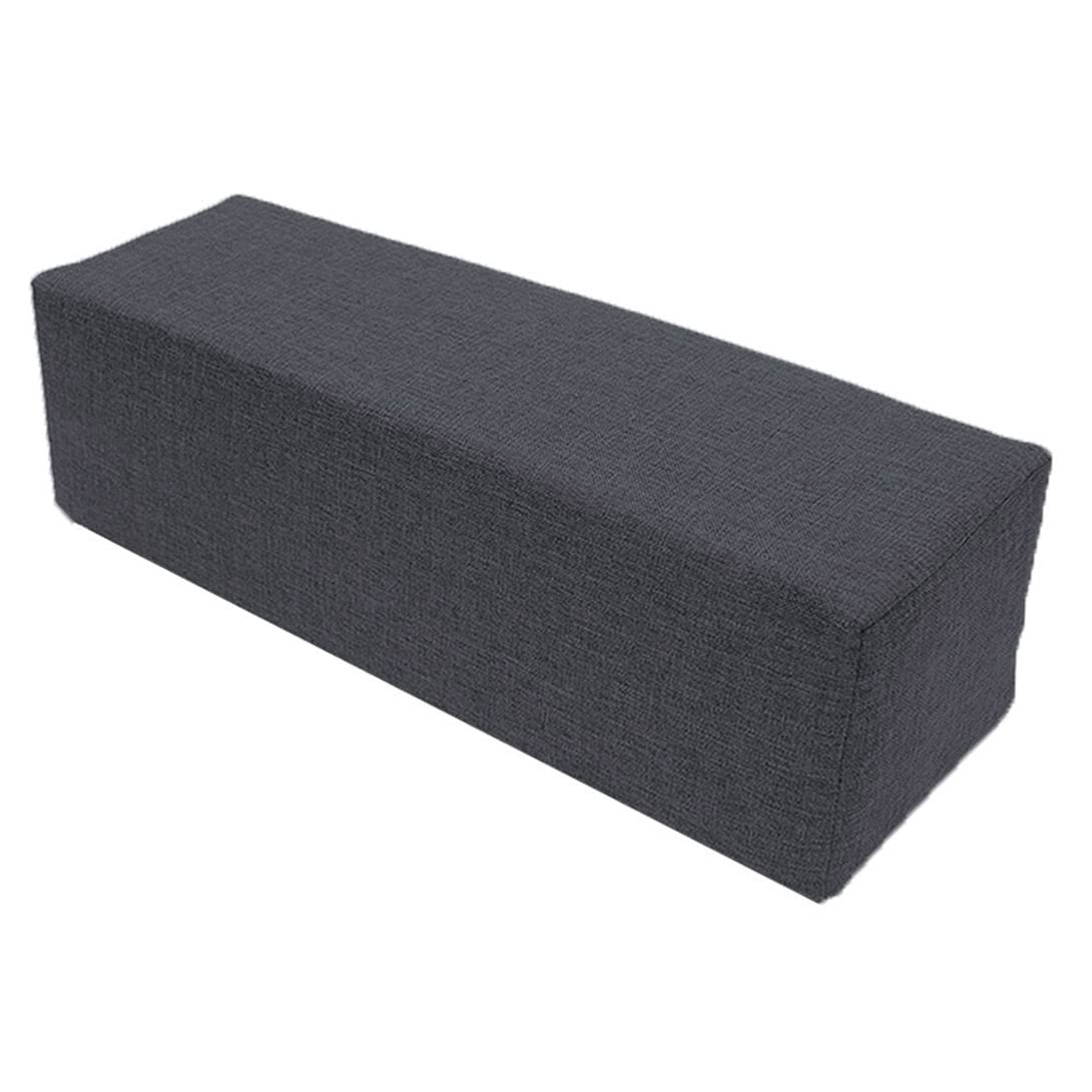 GGoty Sofa Cushion Armrest Support,Neck Pillow Soft Armrest Padded Cushion,Bed Gap Filler Head Support Cylinder Lumbar Pillow (20 * 20 * 120cm,Dark Grey)