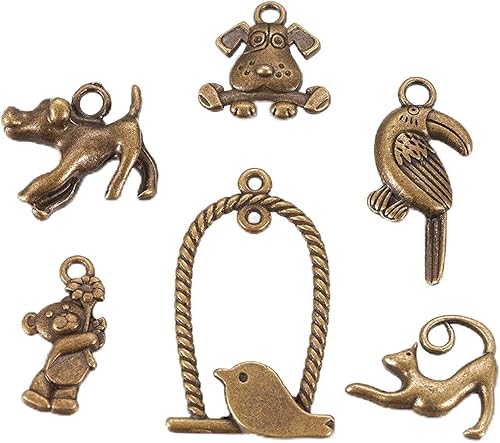 Craftdady Colgantes de estilo tibetano con temática mixta antigua para la fabricación de joyas de bricolaje