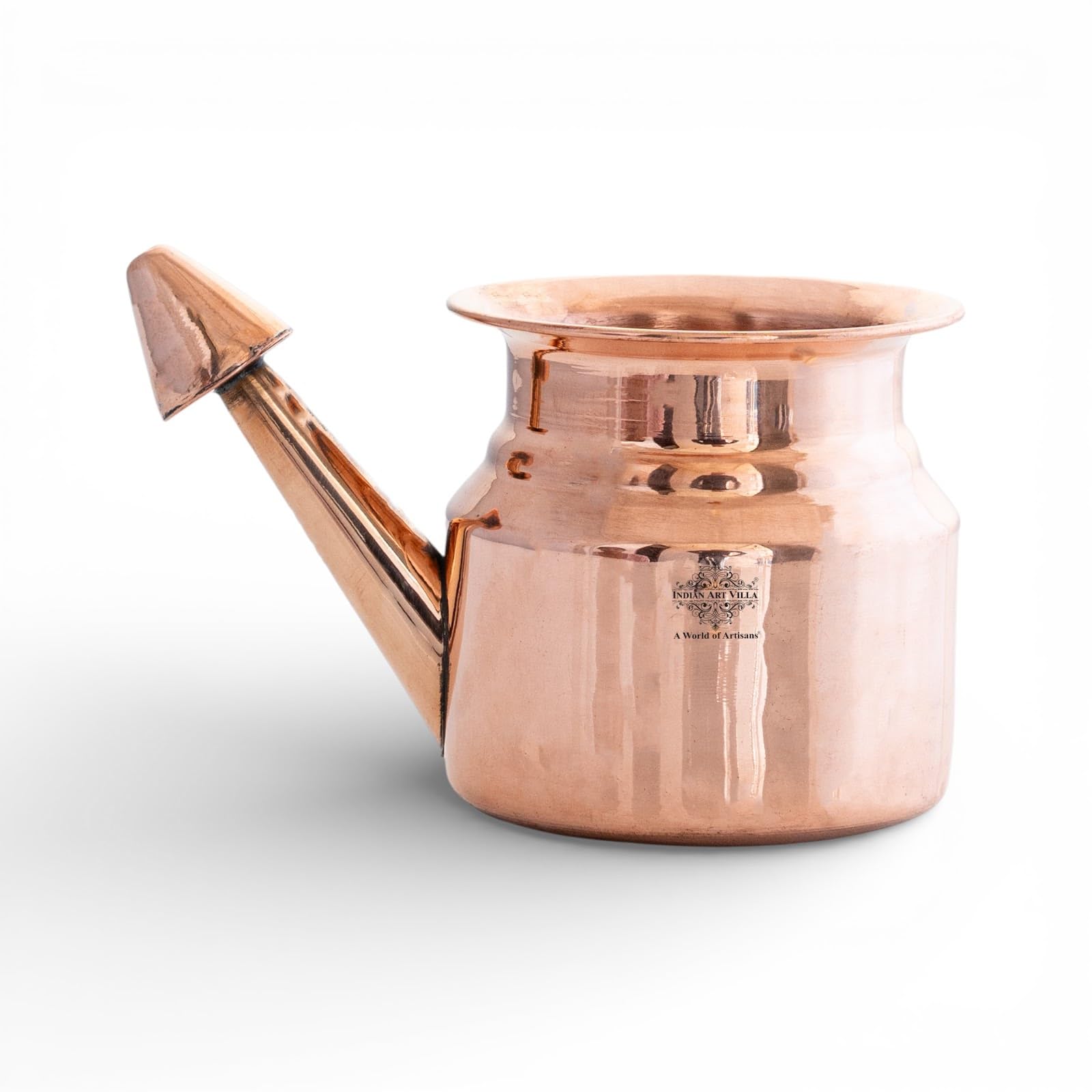 Pure Copper Neti Pot - Sinus Relief & Ayurveda -1