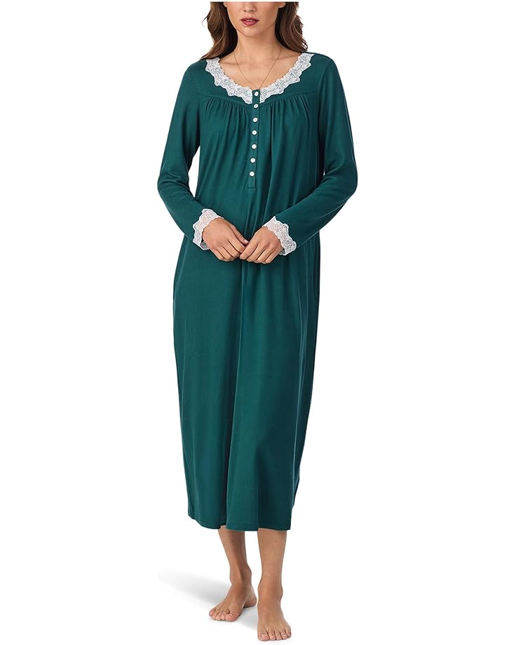 Eileen West Sweater Knit 50" Ballet Long Sleeve Nightgown - Main View