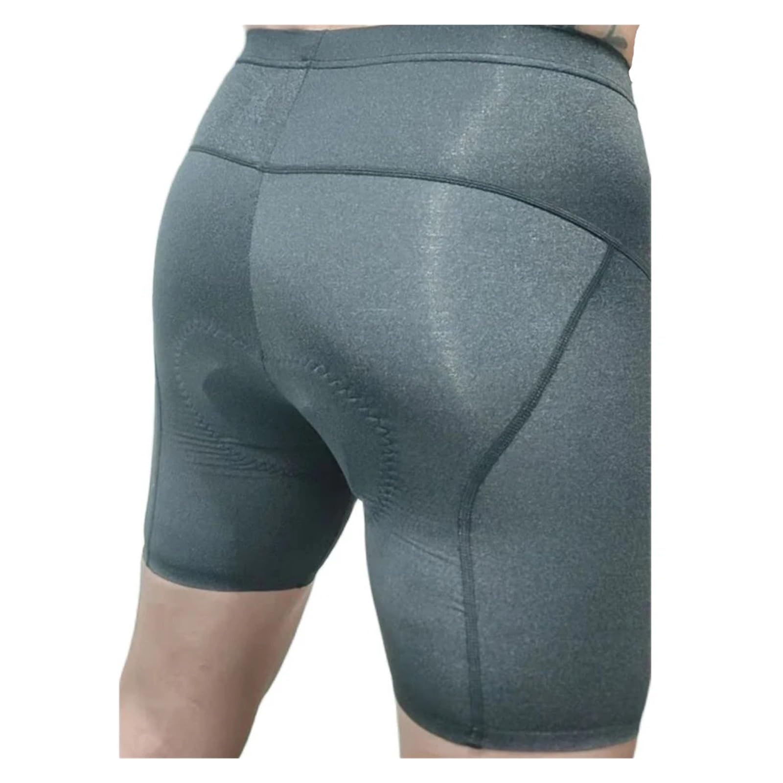 Fahrradunterhose Herren-Radhose, Fahrradunterwäsche, hochelastisches Schwammpolster, stoßfeste MTB-Shorts, Mountainbike-Unterwäsche Gepolstert(YN921,Asia XL(EU L))