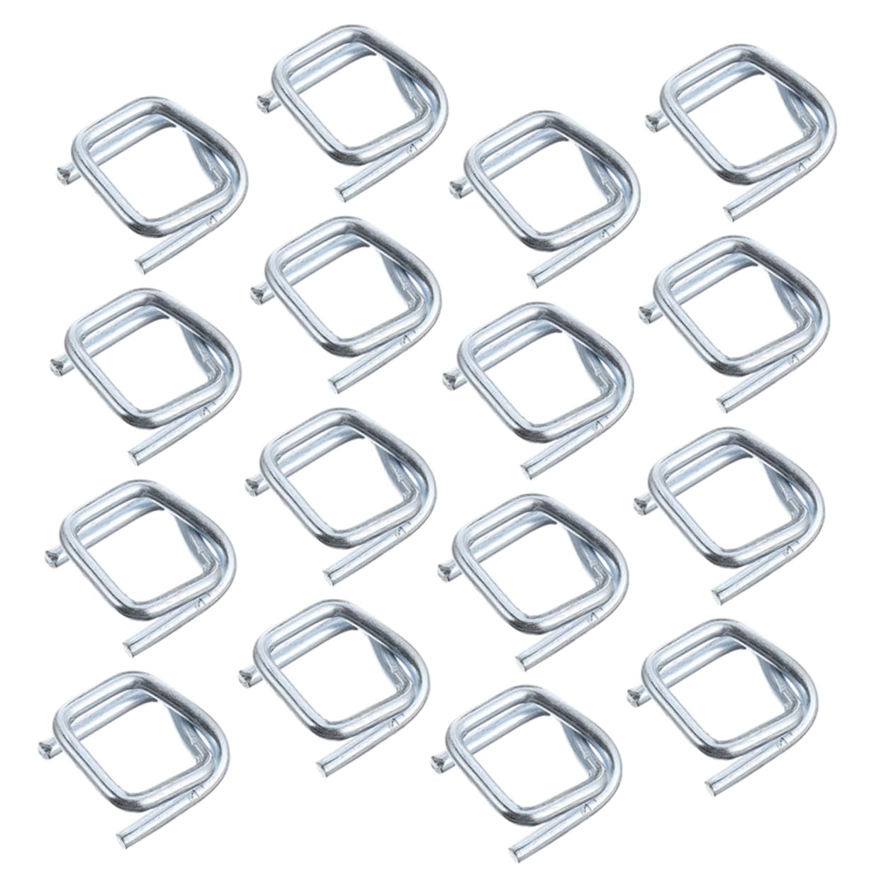 LALAFINA 50Pcs Metal Strapping Buckles for Packing and Luggage Durable Replacement Waist Belt Buckles for Straps Heavy Duty Buckles