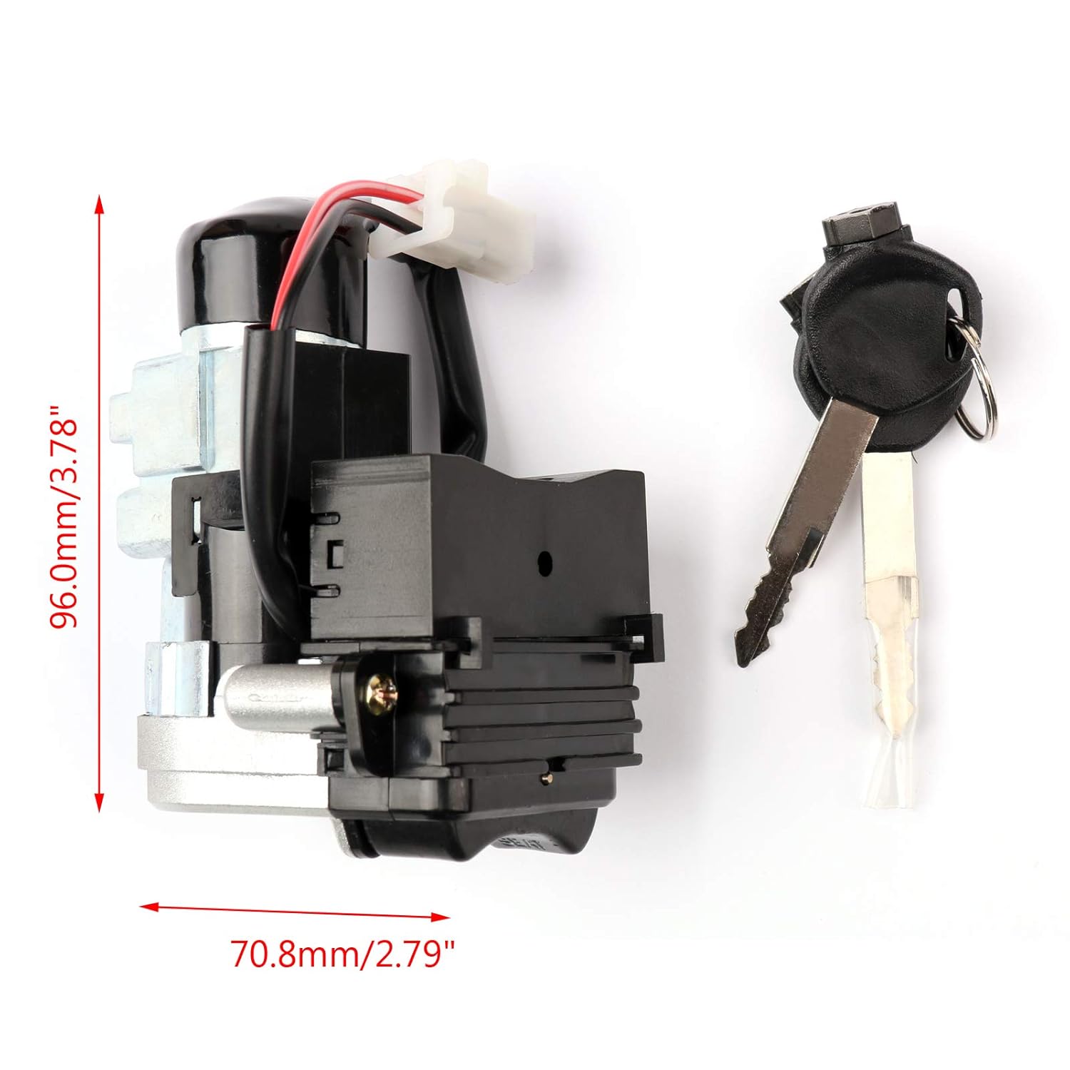 Artudatech Ignition Switch Lock Set Ignition Lock Cylinder with Key 35010-KWN-710 Fit for Honda PCX125 2012-2013 PCX150 2013 35010-KWN-710