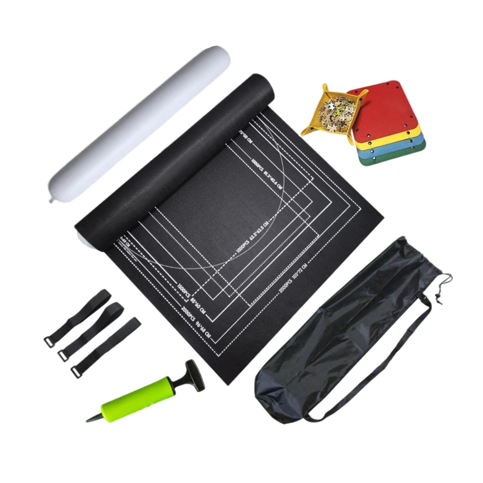 MYADDICTION G52000Pcs Jigsaw Puzzle Roll Up Storage Mat Jumbo Board with Bag Kids Adults Black Crafts | Art Supplies (B0BM4WJX9L) Amazon Price History, Amazon Price Tracker