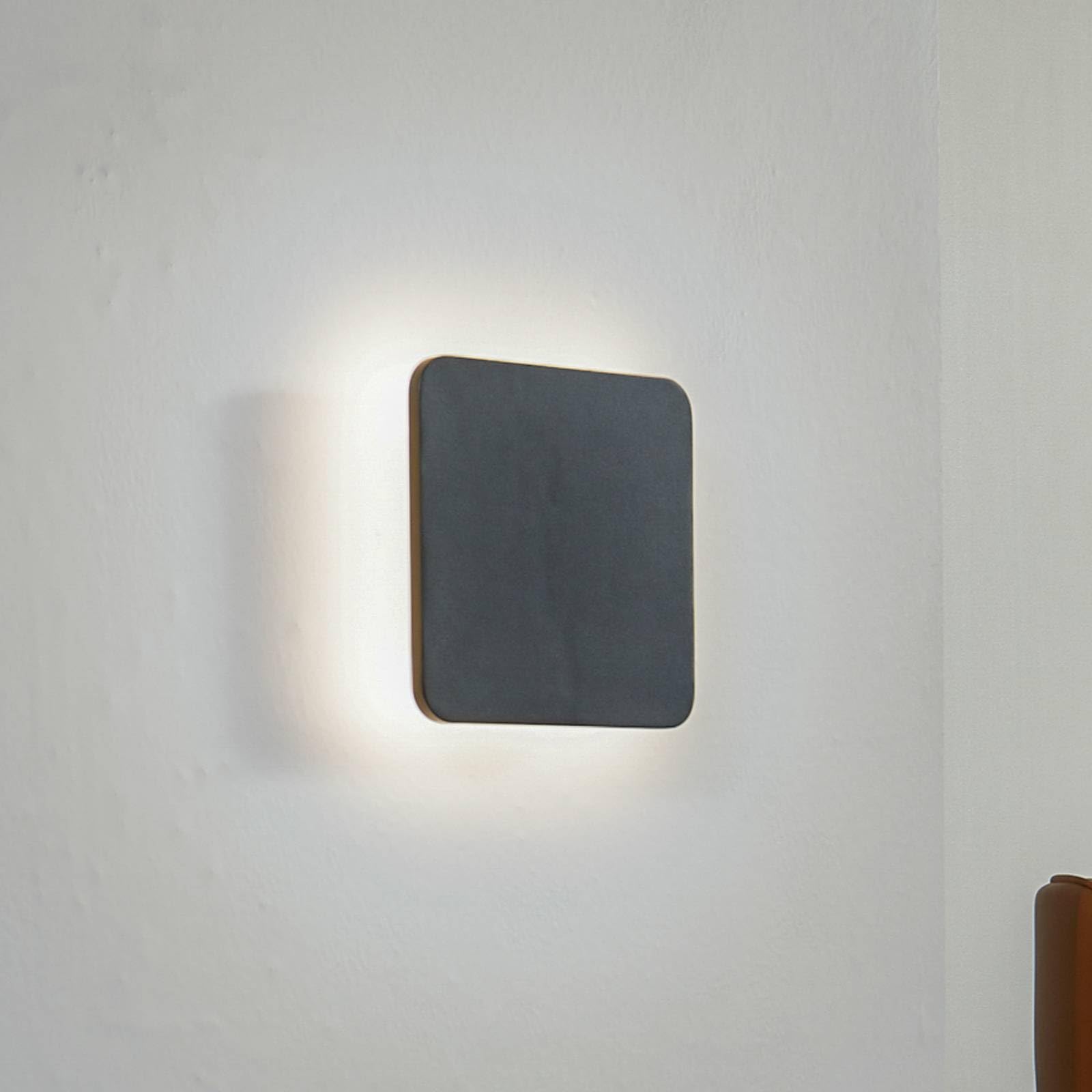 Lucande LED Wandleuchte, Wandlampe Innen Elrik (Modern) in Schwarz aus Metall (1 flammig) - Wandstrahler Wandbeleuchtung Schlafzimmer/Wohnzimmer Flurleuchte