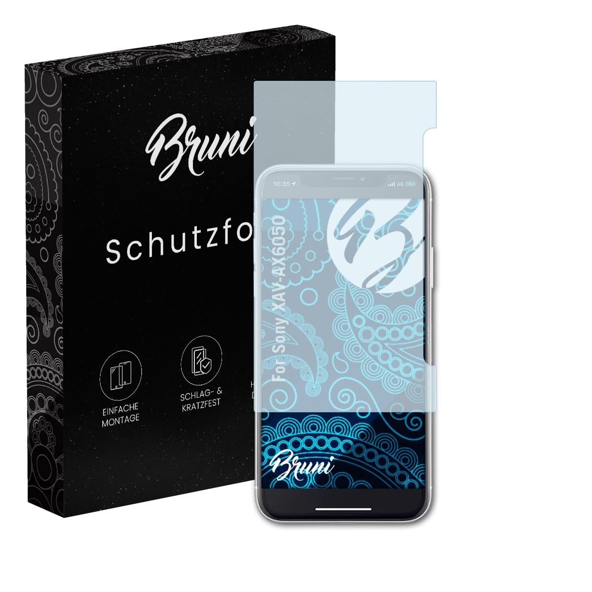 Bruni Película Protectora Compatible Con Eleaf IStick Pico Protector Película, Claro Lámina Protectora (2X