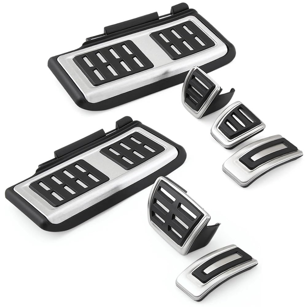 Pedaliera Auto,Pedali Auto Pedale del freno e della frizione Uso adatto per auto, per Passat B8, per Tiguan 17(3 Pcs AT With Rest)