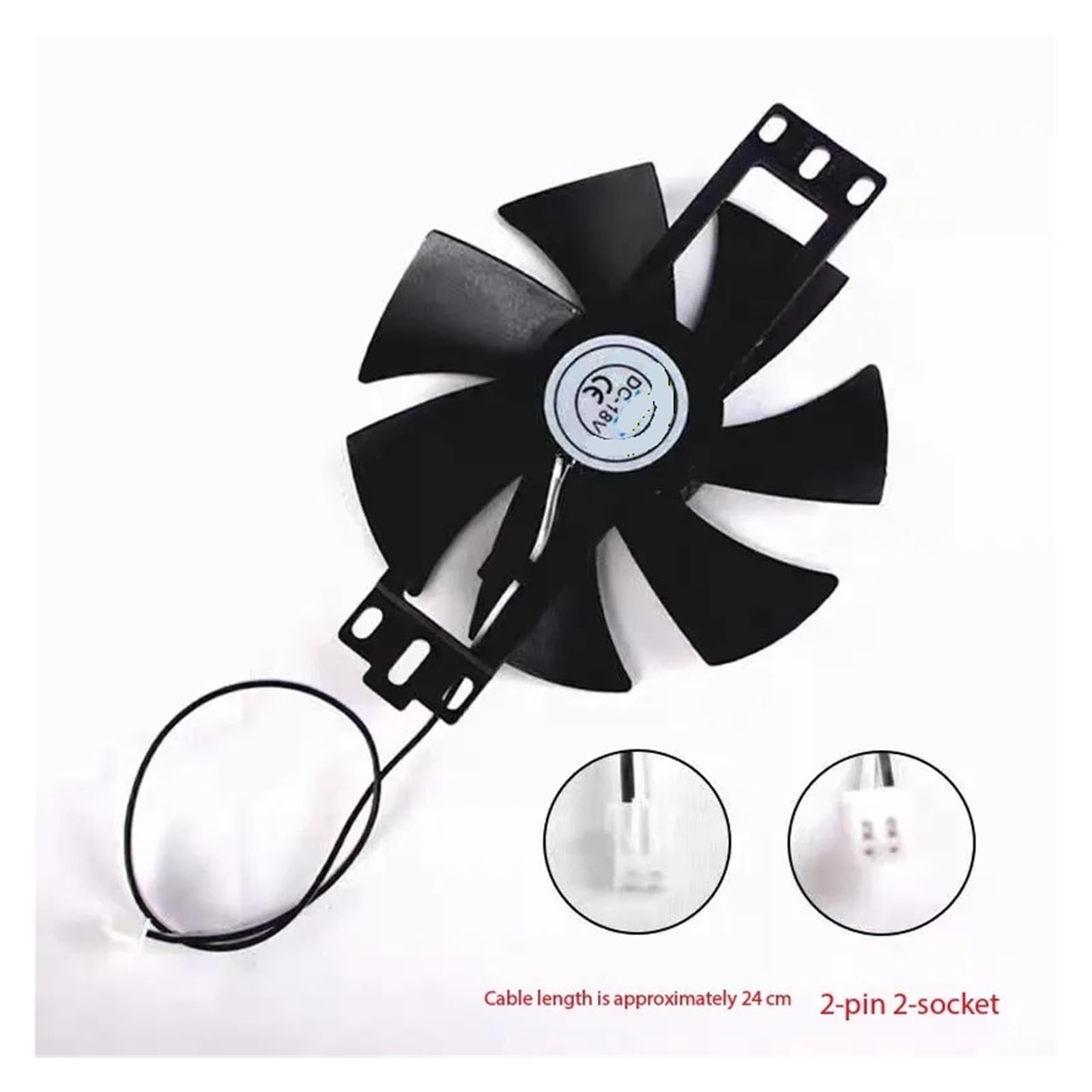 10 Uds. De refrigeración de Cocina de Inducción de 18V, marcas universales, aspas de ventilador de 10,8 Cm