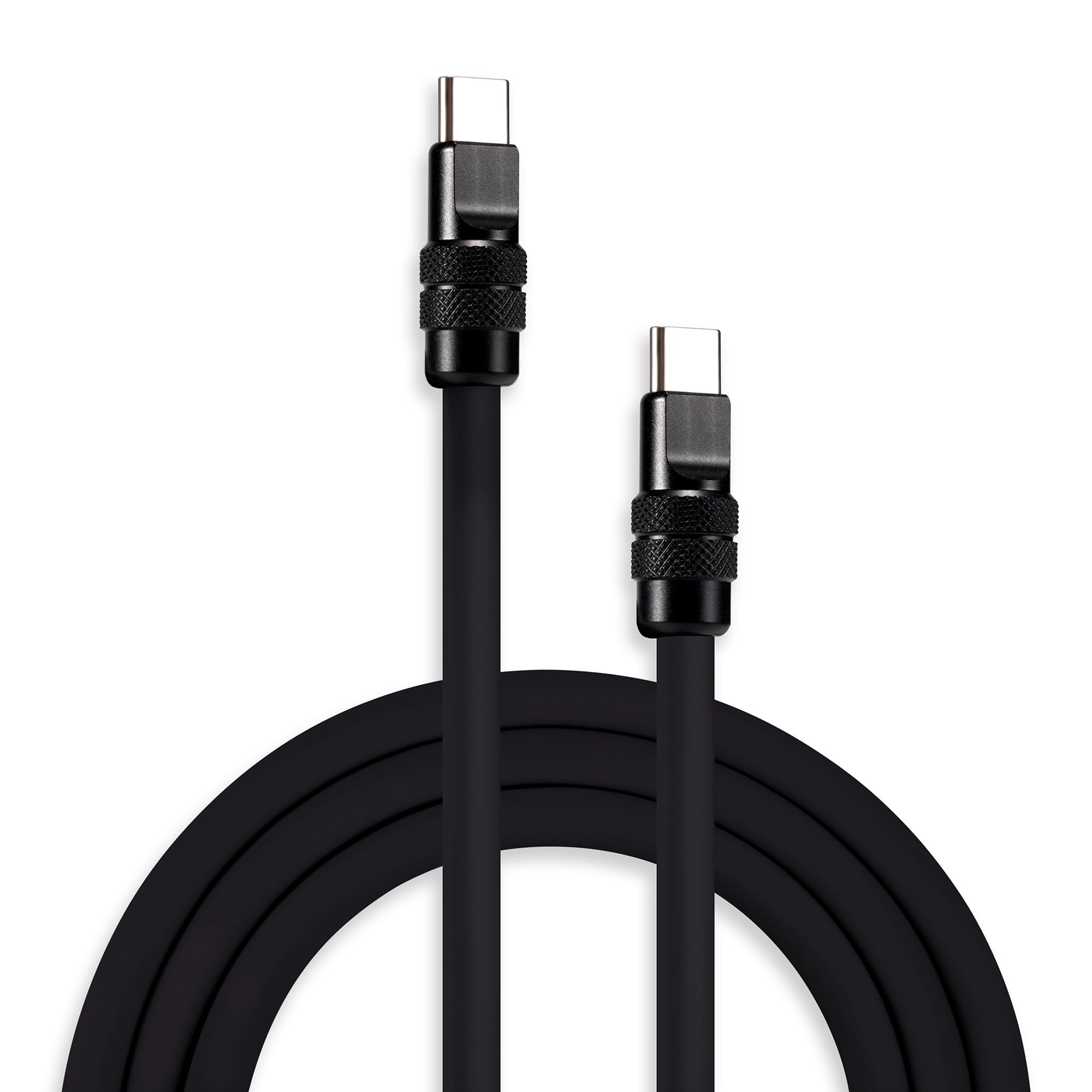 chubbycable Black Chubby - Black Samurai Edition 240W USB C Cable Fast Charging Cable Durable Silicone Charger Cord Compatible with iPhone 17-15