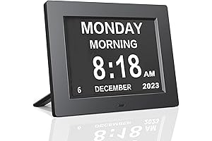Johnziny: Seniors' Handy 8-Inch Day Clock
