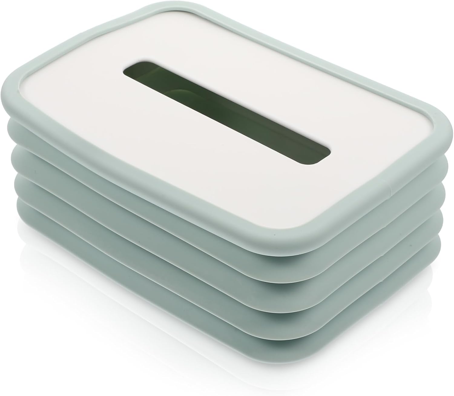 IMIKEYA 5Piece Box Foldable Tissue Box Household ABS Baby Storage Rack